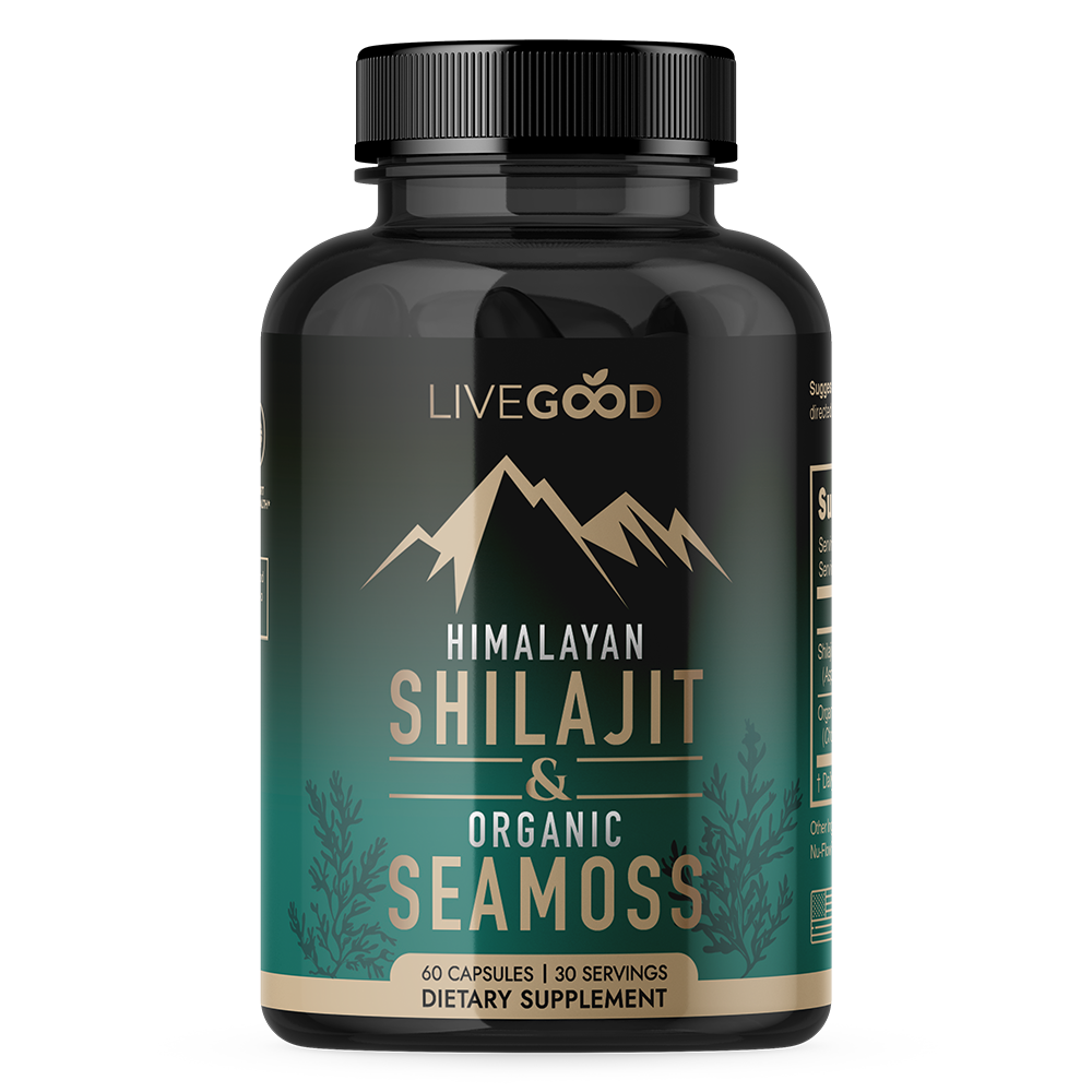 LiveGood Himalayan Shilajit & Organic Sea Moss